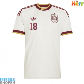 Billiga Spanien Martin Zubimendi #18 Bortatröja VM 2026 Kortärmad